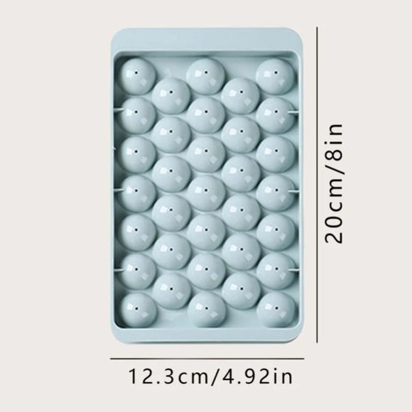2 pack Medium Ice Cube Tray Circular Ice Tray Mold Mould - Picture 6 of 7